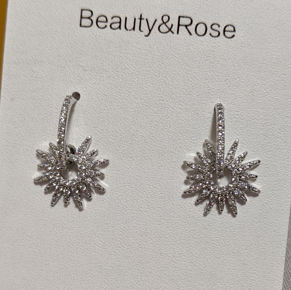 Sunburst earrings